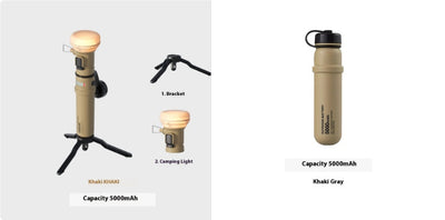 Lámpara LED Portátil para Camping - Iluminación Atmosférica Recargable - Image 8