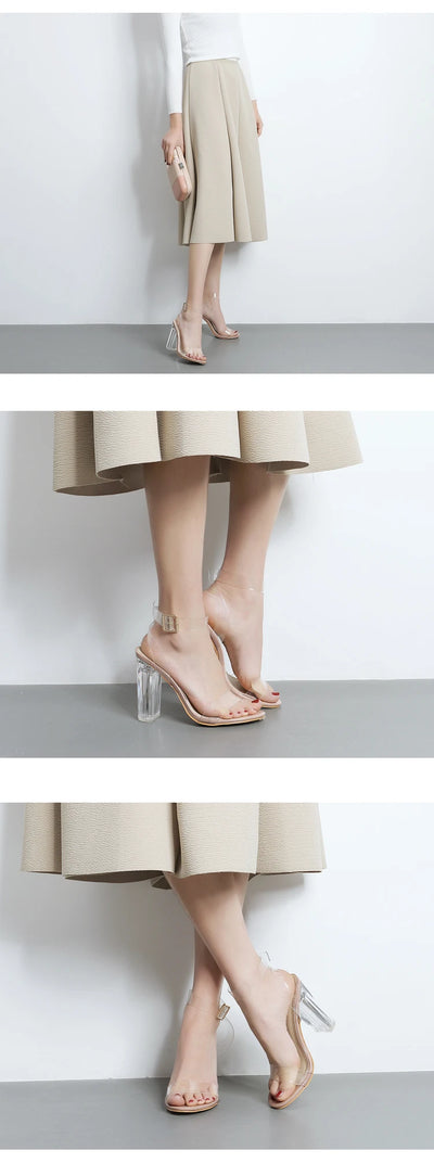 Sandalias de Tacón Alto Nude - Elegancia Atemporal - Image 18