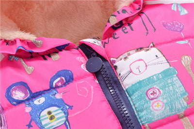 Chaqueta Acolchada con Capucha Graffiti Fashion Plus para Niños - Image 10
