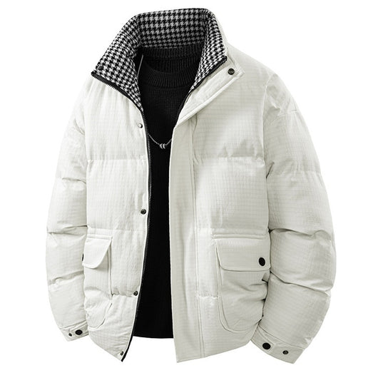 Chaqueta de Algodón Grueso Casual Holgada para Hombres Jóvenes