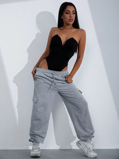 Blusa Ajustada Escote V Efecto Reductor - Body Moldeador Mujer - Image 5