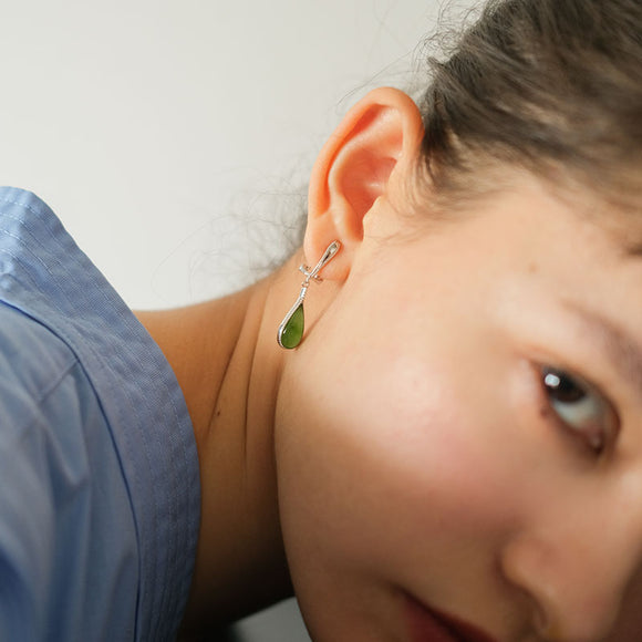 Aretes de Lujo Francés sin Perforación para Mujer