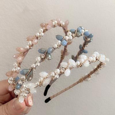 Diadema Hada de Cristal con Broche - Tocado Brillante de Rhinestones - Image 7