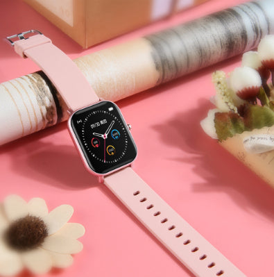Pulsera Smartwatch Táctil con Monitor de Frecuencia Cardíaca y Presión Arterial
