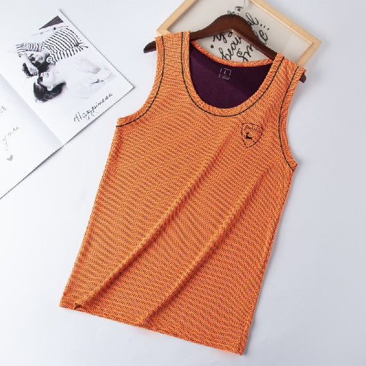 Camiseta Sin Mangas de Color Sólido para Hombre - Image 11