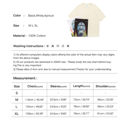 Camiseta Estampada Tide Robot Llama - Manga Corta - Image 6
