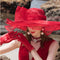 Women's Casual Three-Layer Hat - Versatile and Elegant