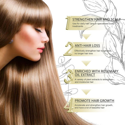 Aceite Esencial Nutritivo de Romero para Cabello Suave - Image 3