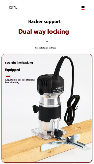 Fresadora Eléctrica Profesional de 6 Velocidades para Carpintería - Image 19
