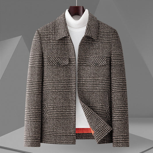 Chaqueta Casual de Solapa para Hombre - Estilo Otoño Moderno
