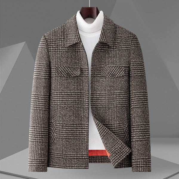 Chaqueta Casual de Solapa para Hombre - Estilo Otoño Moderno