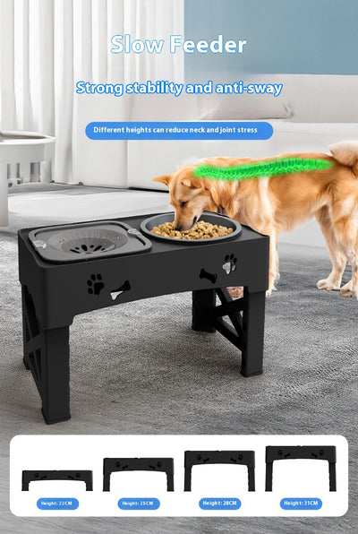 Comedero Elevado Doble para Mascotas en Acero Inoxidable - Image 11