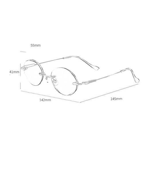Gafas de Cristal Rojo sin Marco - Image 2