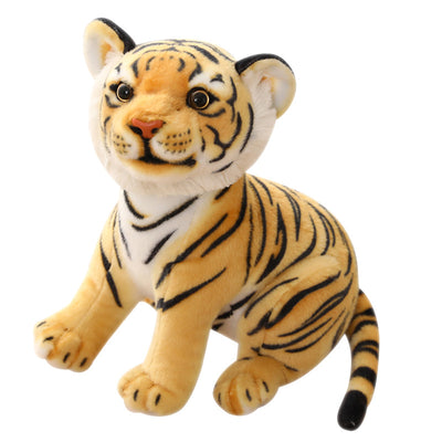 Peluche Tigre Sentado - Juguete de Felpa Realista - Image 2