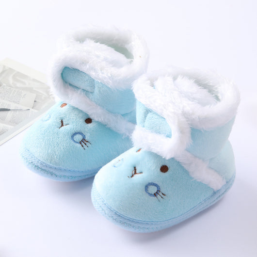 Zapatillas Suaves de Algodón para Bebés y Niñas - Suela Flexible - Image 6