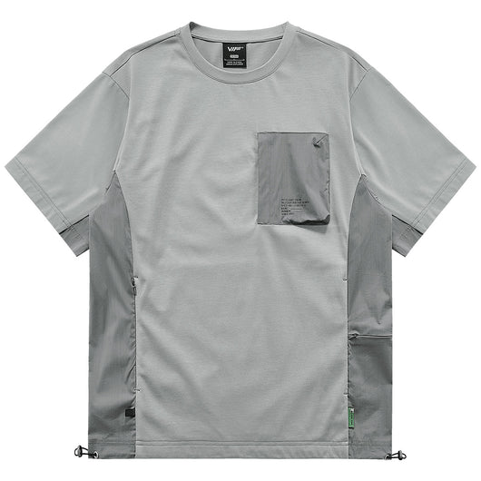 Playera de Contraste con Costuras Combinadas - Image 7