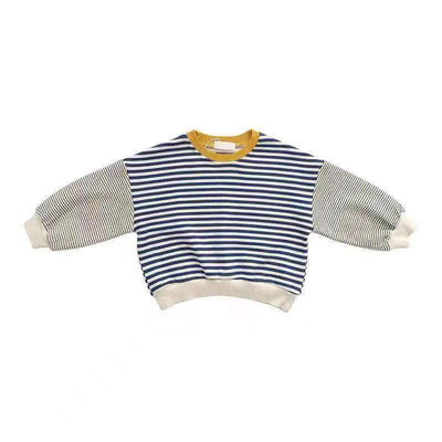 Sudadera Infantil con Costuras Contrastantes y Rayas - Image 5