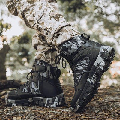 Botas Altas Deportivas Coreanas Personalizadas Talla 46 - Estilo Casual y Senderismo - Image 9