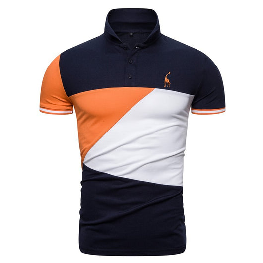 Polo Manga Corta para Hombre con Bordado de Ciervo - Image 11