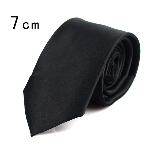 Corbata Negra Ultra Delgada 6cm - Elegancia Casual Profesional