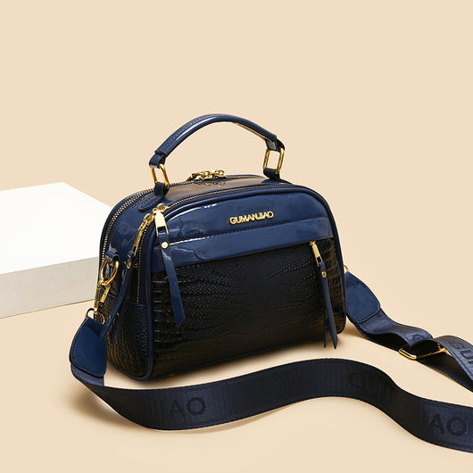 Bolso Mamá Grande de Capacidad Amplia - Bolsa Práctica Mujer Color Sólido - Image 8