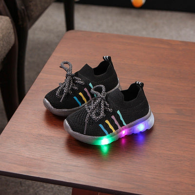 Zapatillas Luminosas LED Tejidas con Luces Intermitentes