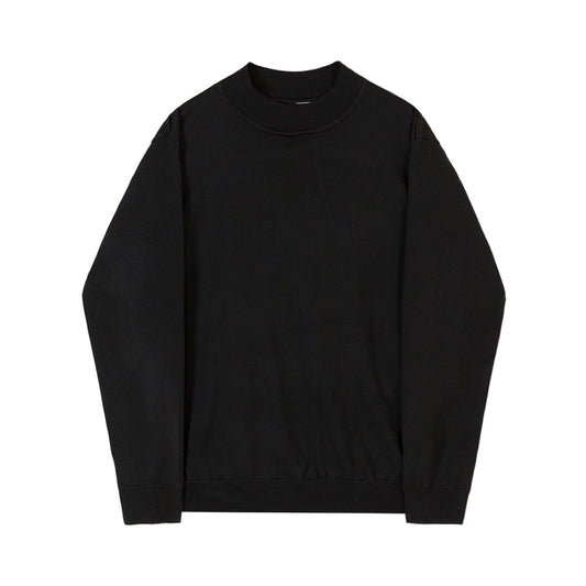 Suéter Cuello Mock Básico Versátil para Hombre - Image 2