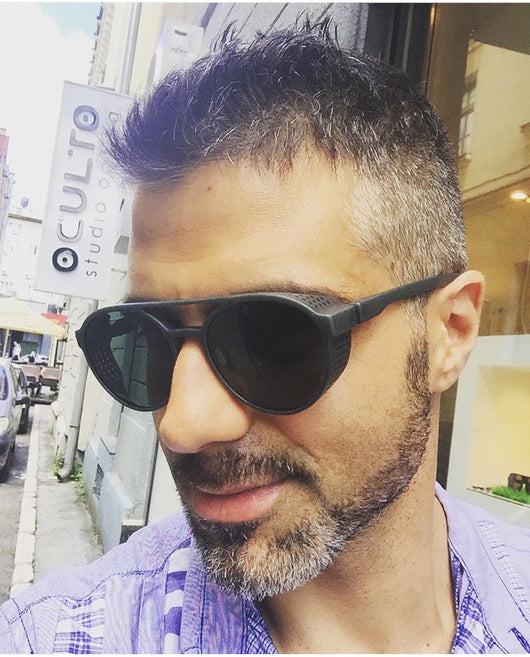 Gafas de Sol Retro Doble Rayo Efecto Esmerilado - Image 17