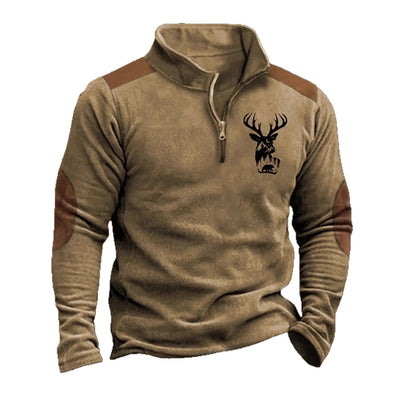 Sudadera Deportiva con Cuello Alto y Cierre para Hombre - Image 3