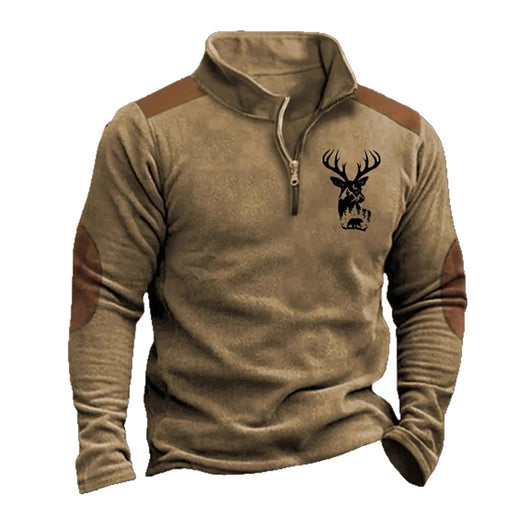 Sudadera Deportiva con Cuello Alto y Cierre para Hombre - Image 3