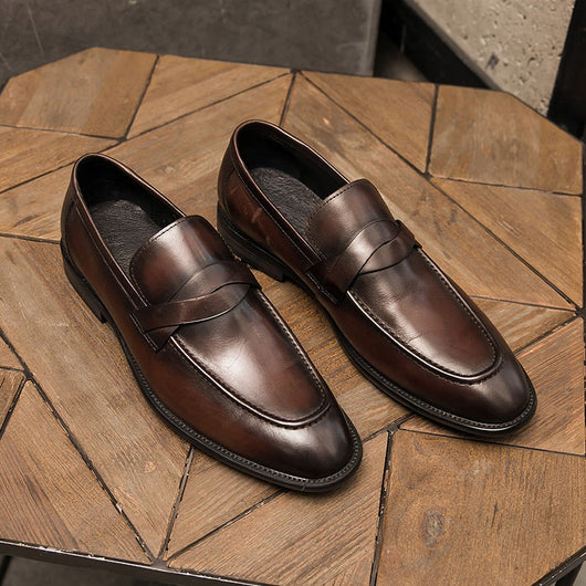 Zapatos de Cuero Británico sin Cordones - Comodidad Casual - Image 21