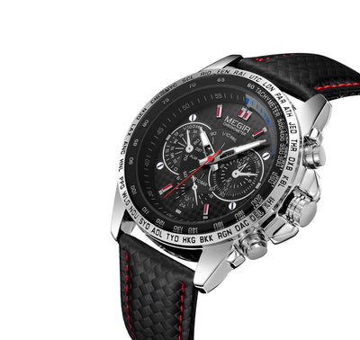 Reloj Deportivo para Hombre con Diseño Luminoso de Tres Ojos - Image 8