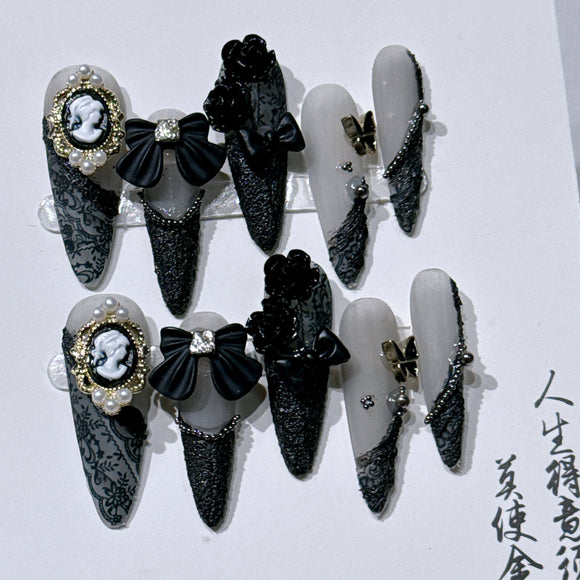Pegatinas de Uñas Camellia Baroque Beauty