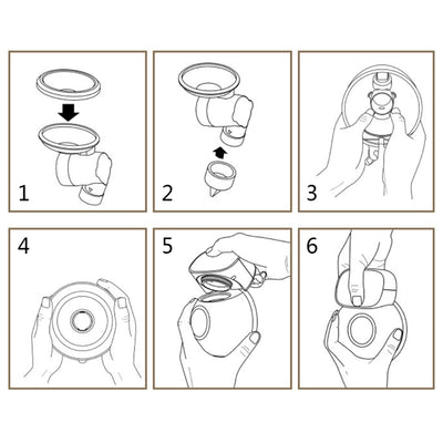Sacaleches Eléctrico Portátil USB Recargable Silencioso Manos Libres Extractor de Leche - Image 15