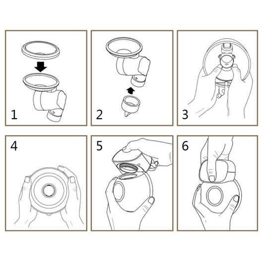 Sacaleches Eléctrico Portátil USB Recargable Silencioso Manos Libres Extractor de Leche - Image 15