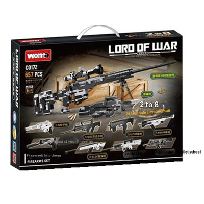 Kit de Bloques de Construcción Rifle Francotirador Militar Compatible - Image 5