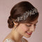 Accesorios para el Cabello Nupcial de Oro y Plata con Cristales Hechos a Mano