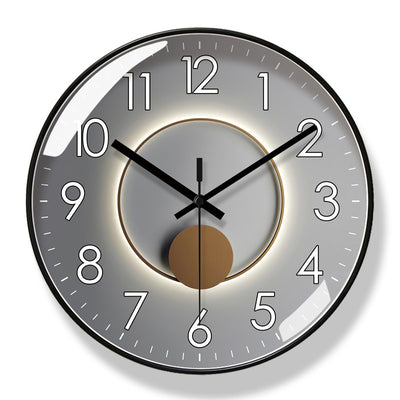 Reloj de Pared Silencioso Lujo Americano para Sala de Estar - Image 2