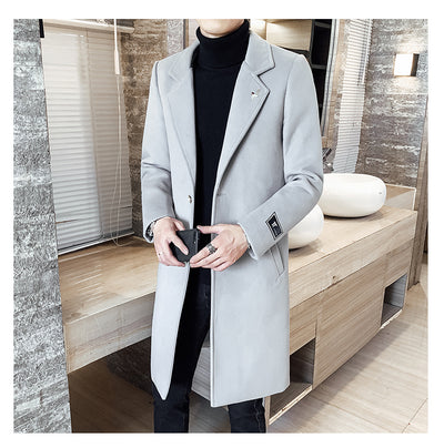 Abrigo de Invierno para Hombre en Algodón y Lana - Image 7