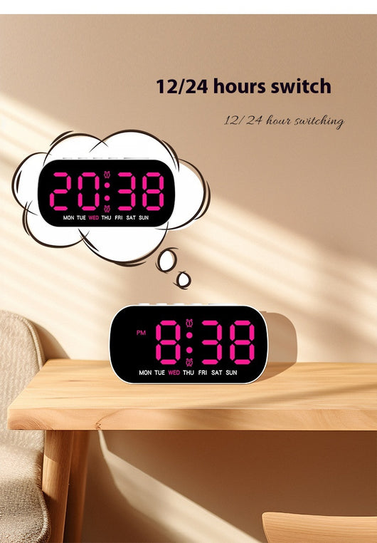 Reloj Despertador Digital LED Multifunción - Image 17
