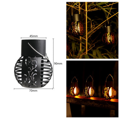 Lámpara Solar Colgante con Efecto Llama para Balcón y Terraza - Image 3
