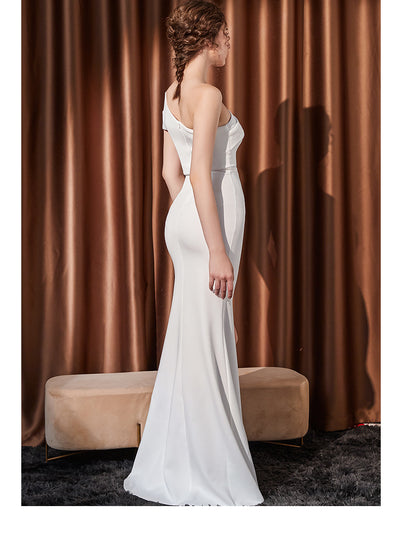 Vestido Largo de Cola de Pez para Dama Elegante y Sofisticado - Image 16