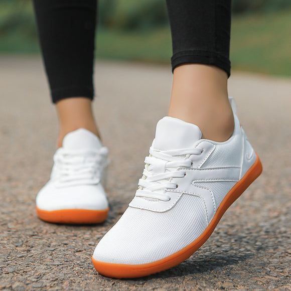 Sapatos Casuais de Caminhada Masculinos Plus Size com Bico Largo e Sola Antiderrapante