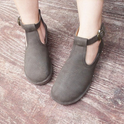 Zapatos Cómodos de Cuero Genuino para Mujer con Suela Antideslizante - Image 6