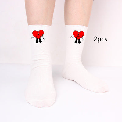 Calcetines Largos Bad Rabbit de Algodón Tejido para Hombre y Mujer - Image 12
