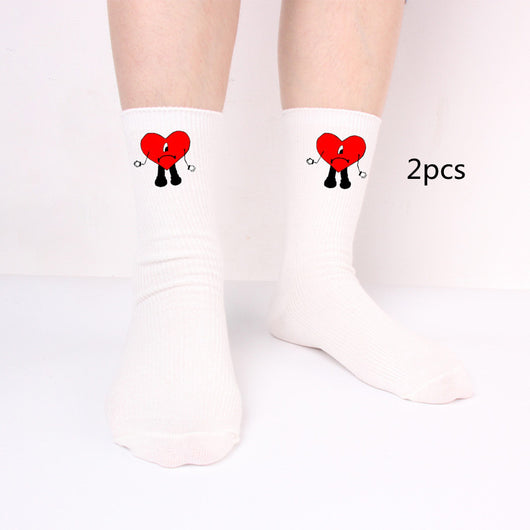 Calcetines Largos Bad Rabbit de Algodón Tejido para Hombre y Mujer - Image 12
