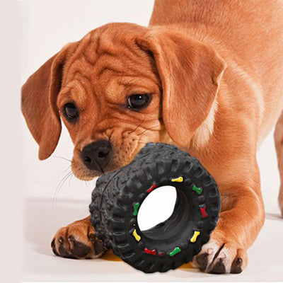 Juguete Interactivo Sonoro para Perros - Pelota con Chirridos