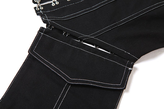 Chaleco Denim Slim Fit Descubierto con Tirantes - Image 24