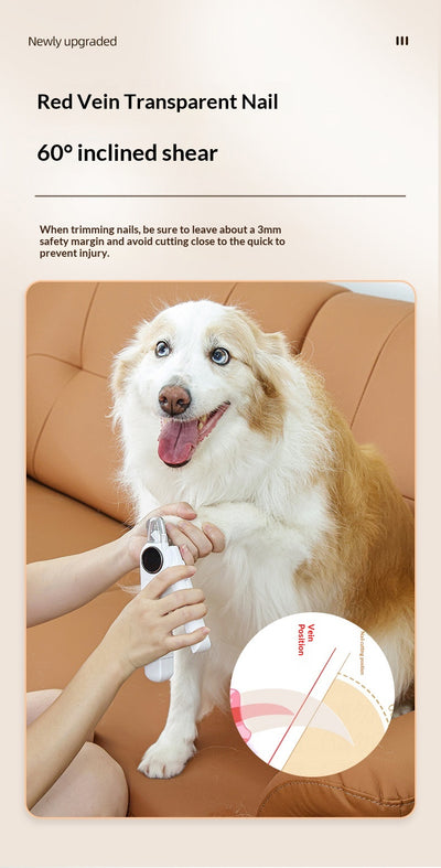 Cortauñas y Limador Eléctrico para Mascotas - Image 14