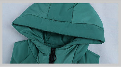 Chaleco Acolchado de Algodón para Mujer Talla Grande - Image 36